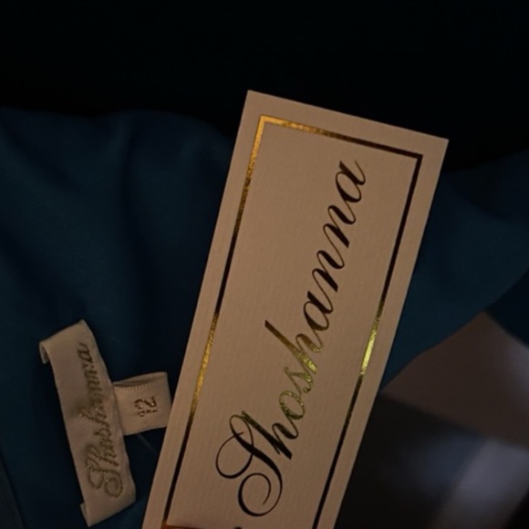 Shoshanna Off the Shoulder Cocktail Dress Cobalt Blue Size 12 - Picture 4 of 7